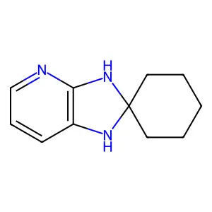 1',3'-Dihydrospiro[cyclohexane-1,2'-[2H]imidazo[4,5-b]pyridine] structure