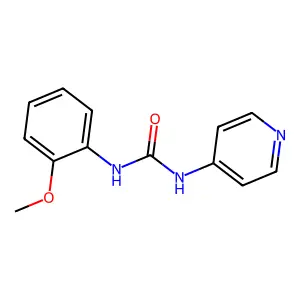 1-(2-methoxyphenyl)-3-pyridin-4-ylurea structure