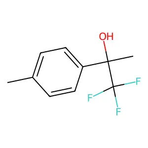 1,1,1-trifluoro-2-(4-methylphenyl)propan-2-ol structure