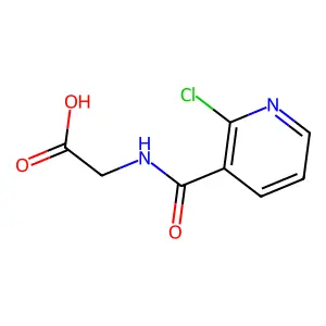 N-(2-Chloronicotinoyl)glycine structure
