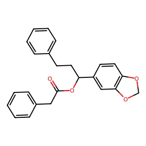 [1-(1,3-benzodioxol-5-yl)-3-phenylpropyl] 2-phenylacetate structure