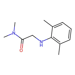 ACETAMIDE, N,N-DIMETHYL-2-(2,6-XYLIDINO)- structure