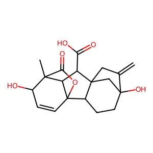 GIBBERELLIC ACID structure