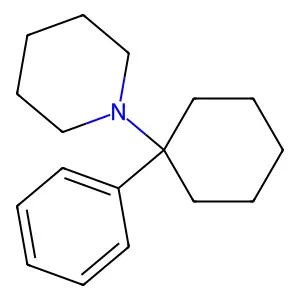 Phencyclidine structure