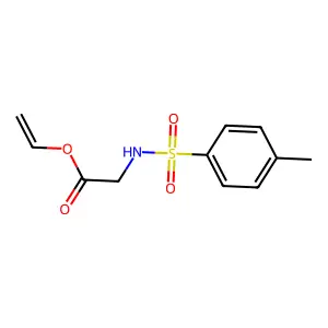 ethenyl 2-[(4-methylphenyl)sulfonylamino]acetate structure