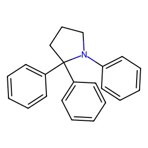 1,2,2-triphenylpyrrolidine structure