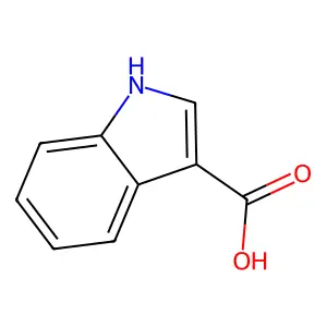 Indole-3-carboxylic acid structure