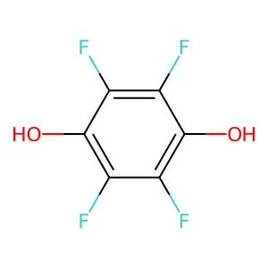 Tetrafluorohydroquinone structure