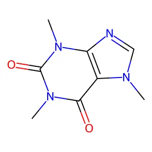 (1-Me-14C)caffeine structure