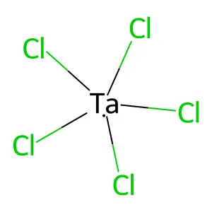 TANTALUM PENTACHLORIDE structure
