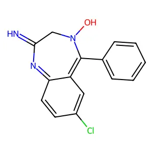 Norchlordiazepoxide structure