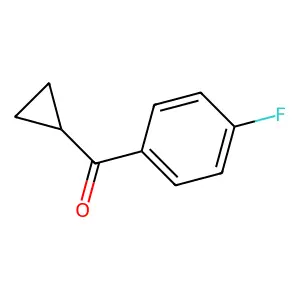 Cyclopropyl 4-fluorophenyl ketone structure