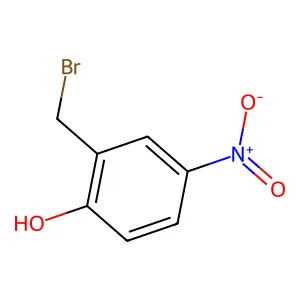 2-(bromomethyl)-4-nitrophenol structure