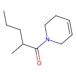 1-(3,6-dihydro-2H-pyridin-1-yl)-2-methylpentan-1-one structure