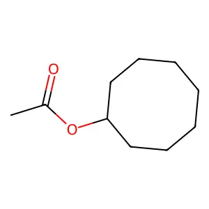 Cyclooctyl acetate structure