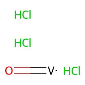 Vanadium trichloride oxide structure