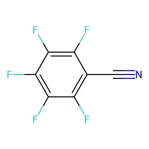 Pentafluorobenzonitrile structure