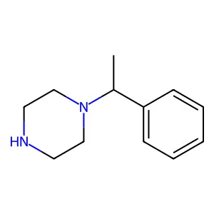 1-[(1R)-Phenylethyl]piperazine structure
