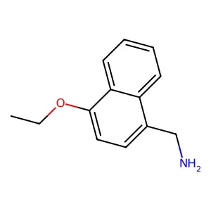 (4-ethoxynaphthalen-1-yl)methanamine structure