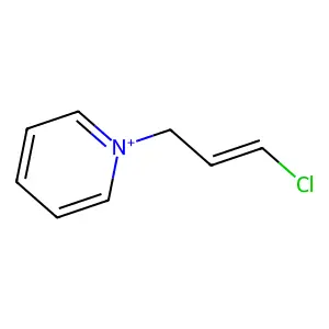 1-(3-chloro-2-propenyl)pyridinium structure