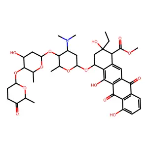 10-epi-Aclacinomycin A structure