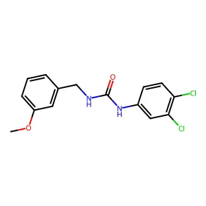 1-(3,4-dichlorophenyl)-3-(3-methoxybenzyl)urea structure