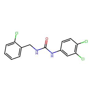 1-(2-chlorobenzyl)-3-(3,4-dichlorophenyl)urea structure