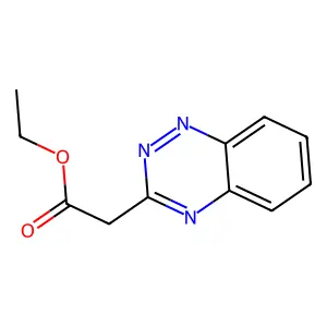 ethyl 2-(1,2,4-benzotriazin-3-yl)acetate structure