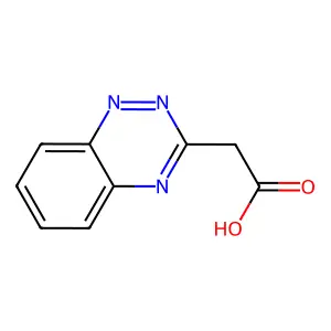 1,2,4-Benzotriazine-3-acetic acid structure