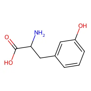 DL-m-Tyrosine structure