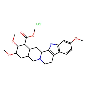 Metoserpate hydrochloride structure