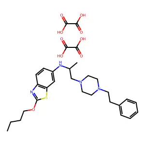 Compound C30H40N4O9S structure
