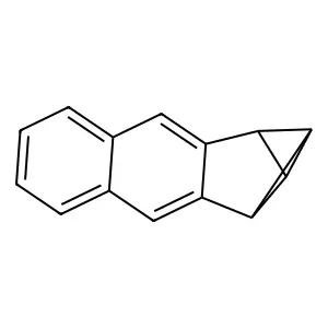 1,2,3-Metheno-1H-benz(f)indene, 2,3-dihydro- structure