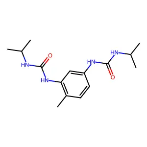 1,1'-(4-Methyl-1,3-phenylene)bis(3-isopropylurea) structure