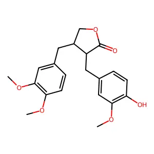 Arctigenin structure