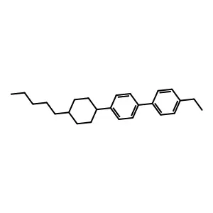 1,1'-Biphenyl, 4-ethyl-4'-(4-pentylcyclohexyl)- structure