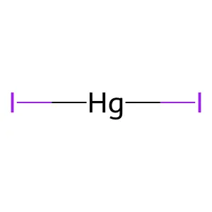 MERCURIC IODIDE structure