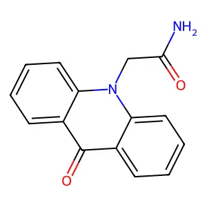 2-(9-oxoacridin-10-yl)acetamide structure