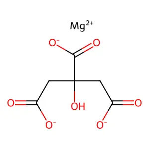 Citric acid, magnesium salt structure