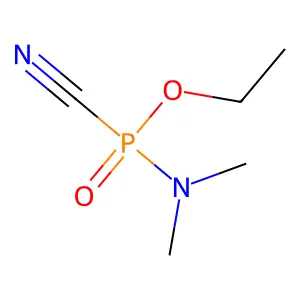 N,N-DIMETHYLPHOSPHORAMIDOCYANIDIC ACID ETHYL ESTER structure