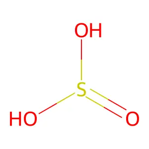 Sulfurous acid structure