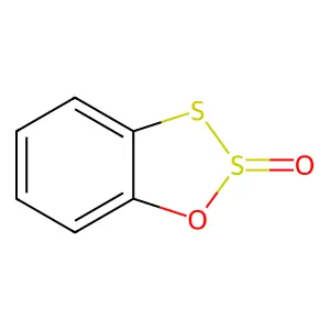 1,2,3-Benzoxadithiole 2-oxide structure