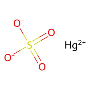 Mercury(II) sulfate structure