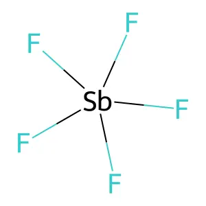 ANTIMONY PENTAFLUORIDE structure