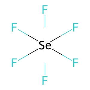 SELENIUM HEXAFLUORIDE structure