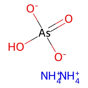 AMMONIUM ARSENATE structure