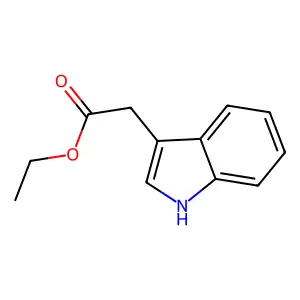 ethyl 2-(1H-indol-3-yl)acetate structure