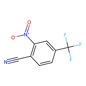 2-Nitro-4-(trifluoromethyl)benzonitrile structure