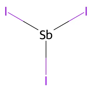 ANTIMONY TRIIODIDE structure