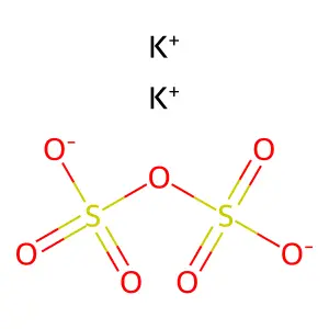 Potassium pyrosulfate structure